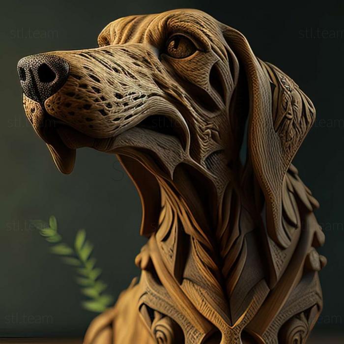 3D model Jurassic Hound dog (STL)